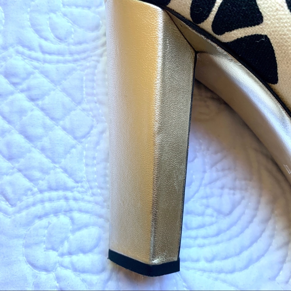 Diane Von Furstenberg Back & White Heels - Picture 7 of 16
